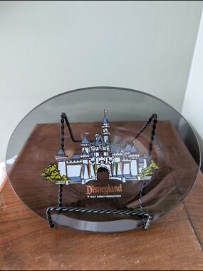 Disneyland Castle Decorative Glass Plate